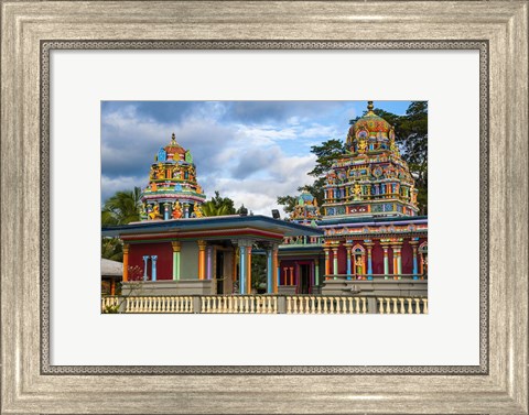 Framed Sri Siva Subramaniya Hindu temple, Nadi, Viti Levu, Fiji Print