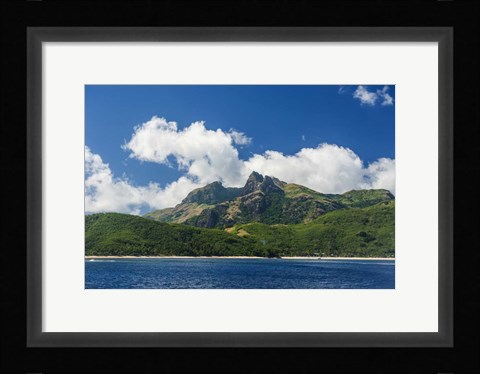 Framed Yasawa, Fiji, South Pacific Print