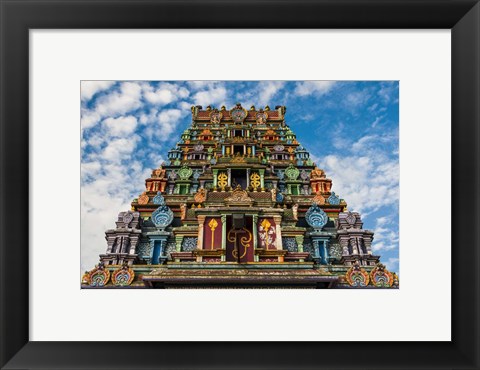 Framed Hindu temple, Fiji Print
