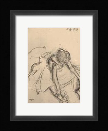Framed Danseuse Assis Print