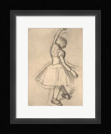 Framed Danseuse Port de Bras Print