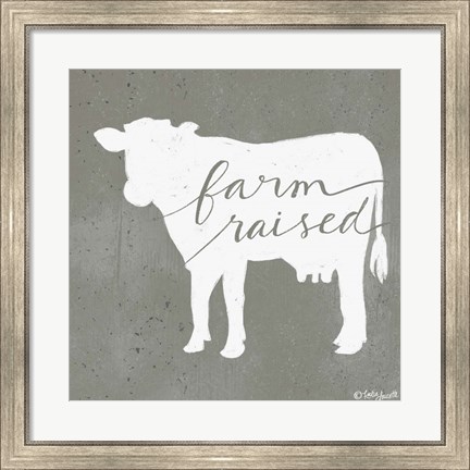 Framed Farm Raised Print