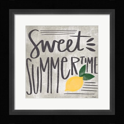 Framed Sweet Summertime Print