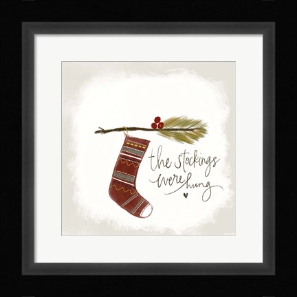 Framed Stockings Were Hung Print