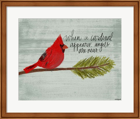 Framed Cardinal Print