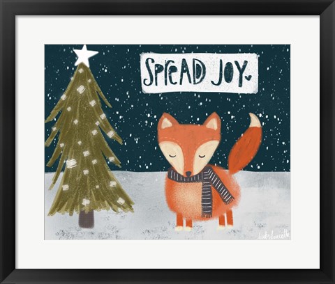 Framed Spread Joy Print