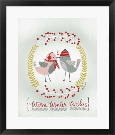 Framed Warm Winter Wishes Print