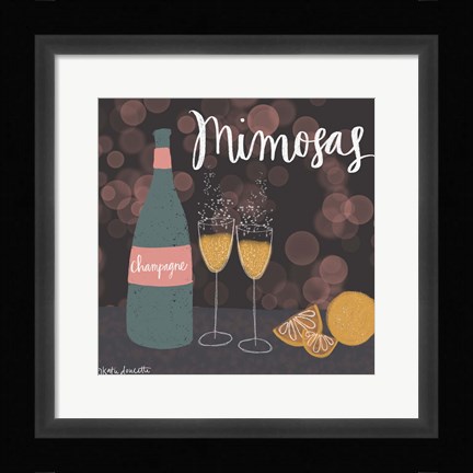 Framed Mimosas Print