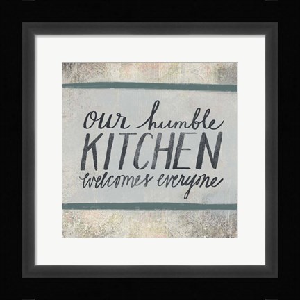 Framed Humble Kitchen Print