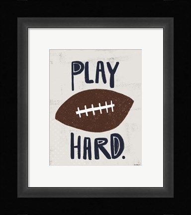 Framed Football Print