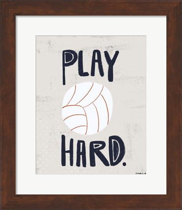 Framed Volleyball Print