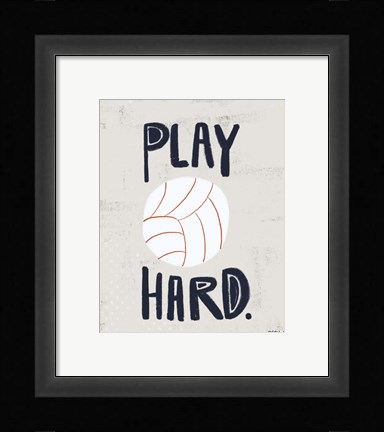 Framed Volleyball Print
