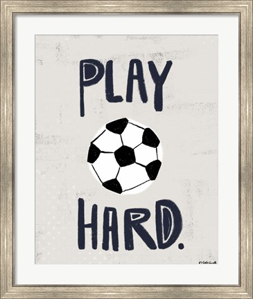 Framed Soccer Print