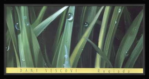 Framed Dany Vescovi - Rugiada Size 54.25x26.75 Print