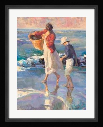 Framed Looking for Treasures Print