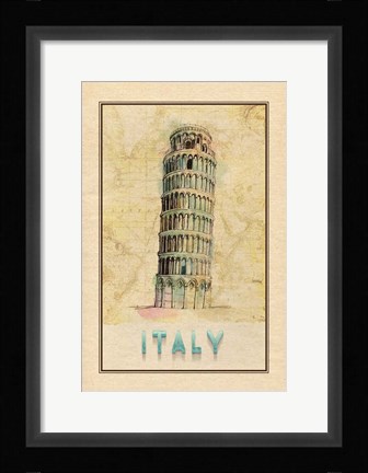 Framed Travel Italy Print