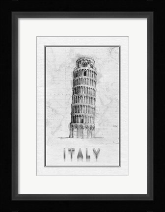Framed Travel Italy Print