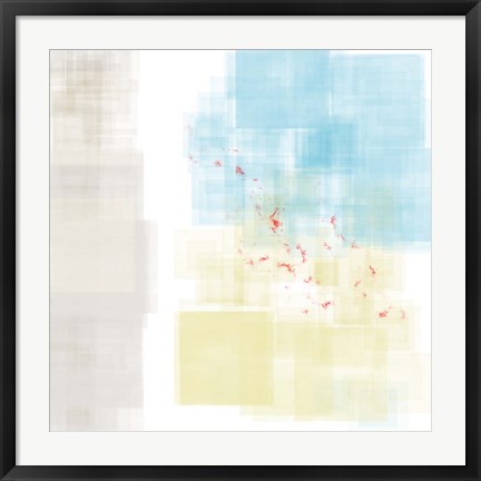 Framed Abstract Splatter I Print