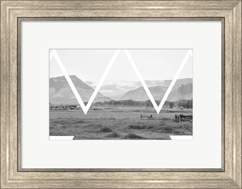 Framed Cattle Country Print