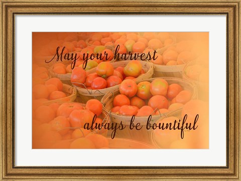 Framed Harvest Wish Print