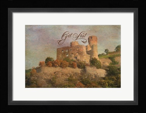 Framed Get Lose Print