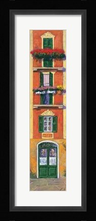 Framed Balconi Liguri IV Print