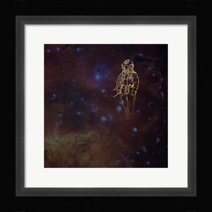 Framed Universe Diver Print