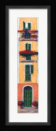 Framed Balconi Liguri II Print