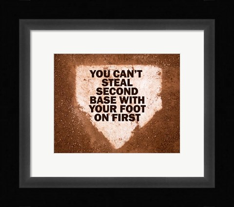 Framed Second Base Print