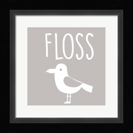 Framed Sea Creatures-Floss Print