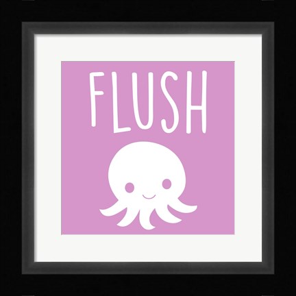 Framed Sea Creatures-Flush Print