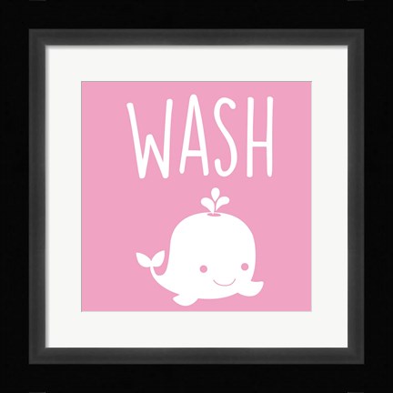 Framed Sea Creatures-Wash Print