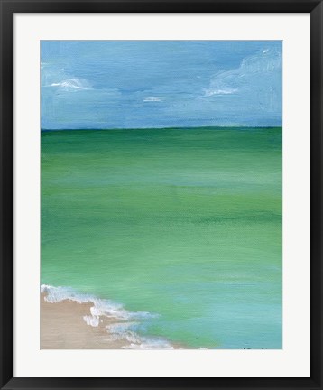 Framed Calm Sea Print