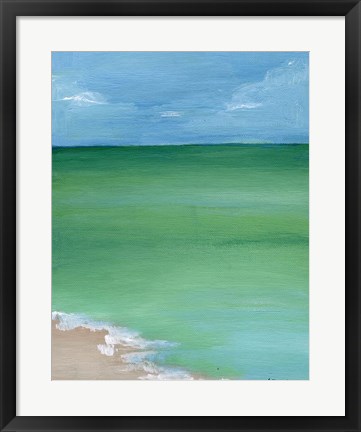 Framed Calm Sea Print