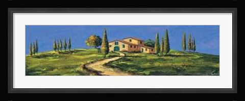 Framed Campagna Toscana Print