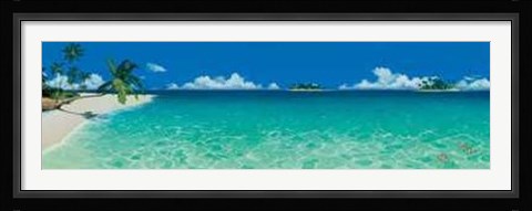 Framed Elena Panizza - Serenity Bay Size 54.5x19.25 Print