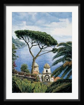 Framed Amalfi Coast Print