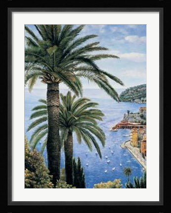 Framed Cote d'Azur Print