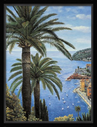 Framed Cote d'Azur Print
