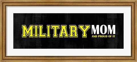 Framed Proud Military Mom Print
