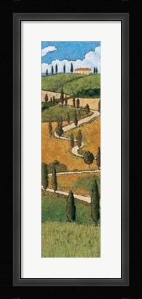Framed Casale Sul Poggio Print