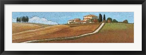 Framed Casale in Toscana Print