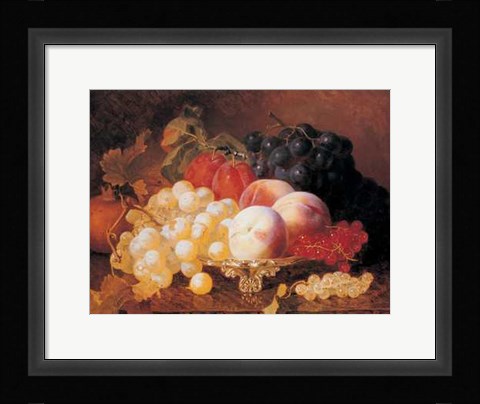 Framed Still Life of Fruits Print