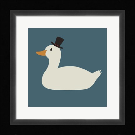 Framed Duck Family Dad Print