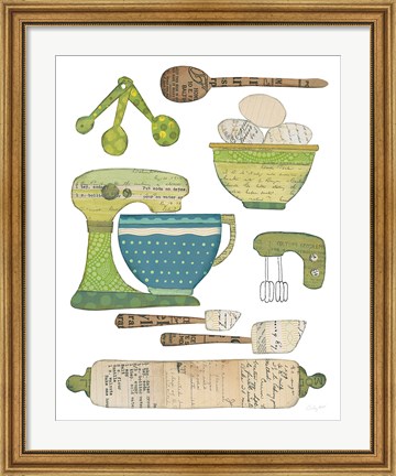 Framed Cook Kitchen I Print