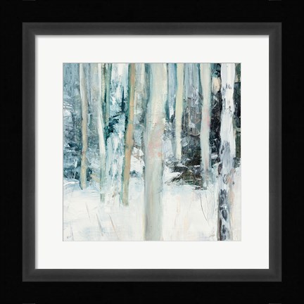 Framed Winter Woods I Print