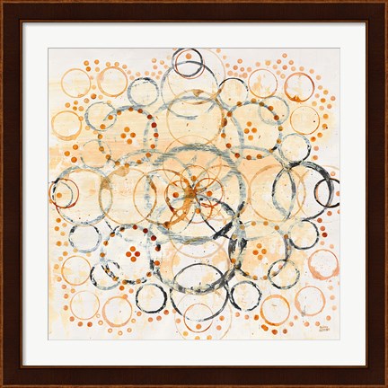 Framed Henna Mandala II Crop Print