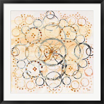 Framed Henna Mandala II Crop Print