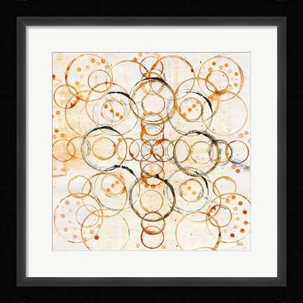 Framed Henna Mandala I Crop Print