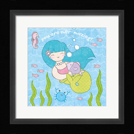 Framed Magical Mermaid II Print
